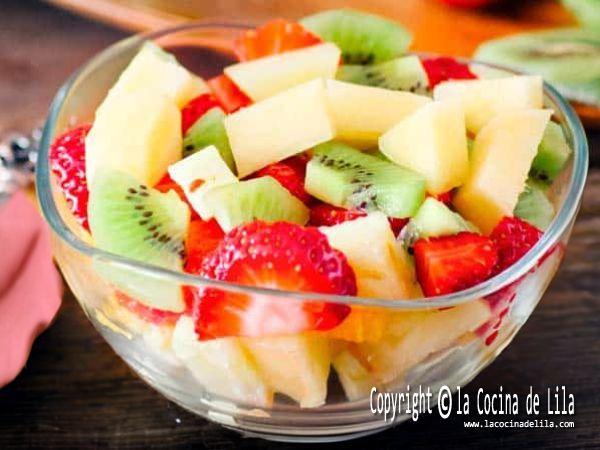 Macedonia de frutas dlvr.it/TCDt8n - @lacocinadelila