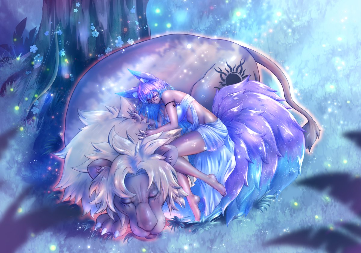 Good morning, Moonlights!

I wanna know how many of you remember your dreams when you wake up? 

I dream every night without fail and always remember my dreams. 

Art by <a href="/CrisRDraws/">Cris_R_Draws ⚡COMMISSIONS OPEN⚡</a>