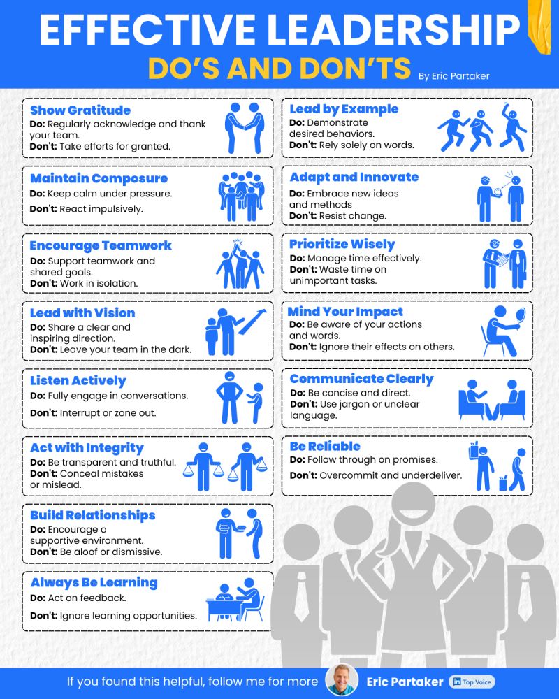 The Do’s and Don’ts of Effective Leadership: