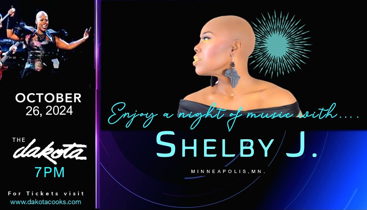October 26th😊. Tickets on sale now! <a href="/therealshelbyj/">SHELBY J.</a> supporters from Chicago, Detroit, and New Mexico, Hope to see ya'll back again in Minny!!💜💜

#reunioninMinneapolis
#ShelbyJeverywhere