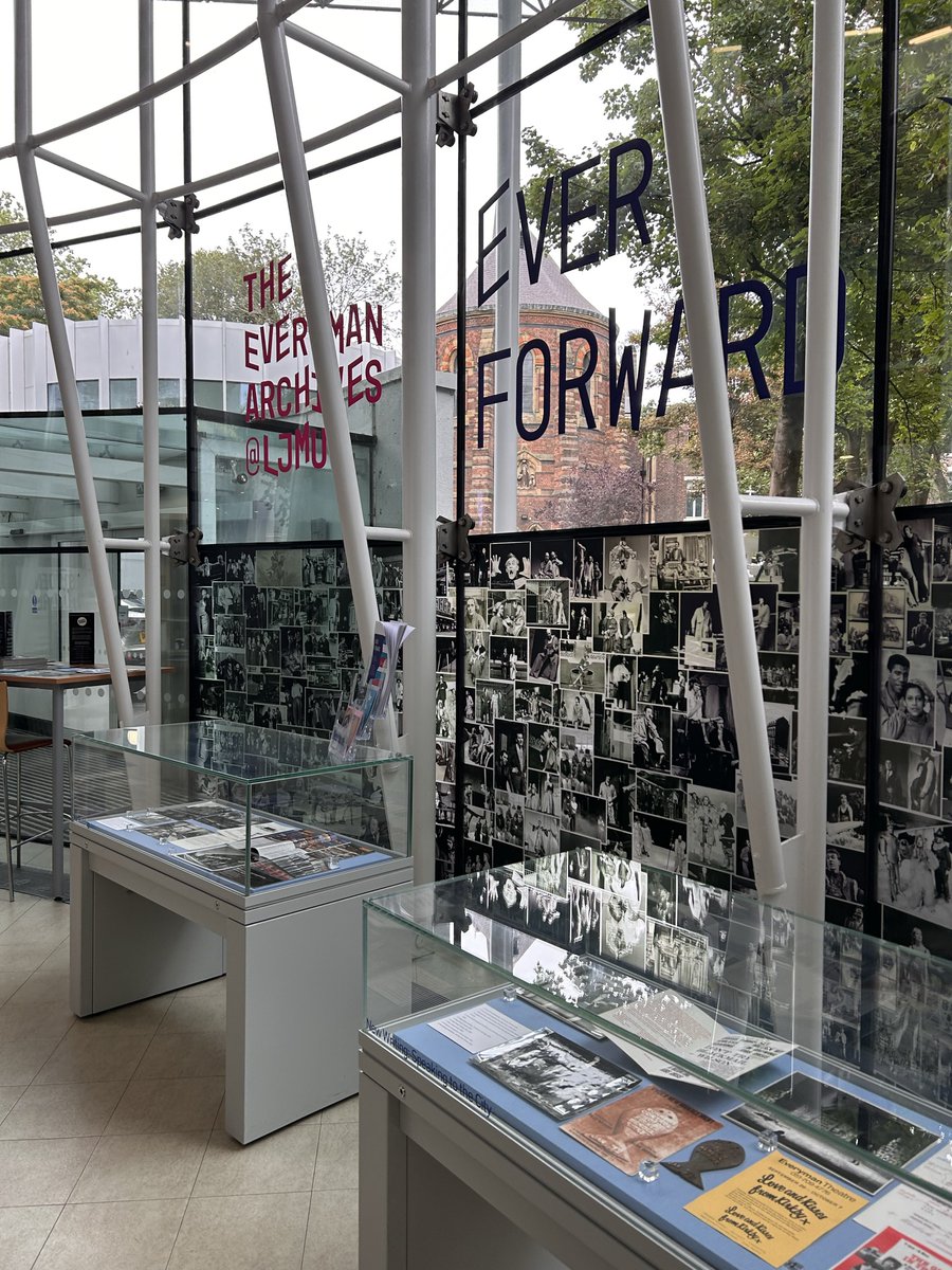 LJMU Special Collections & Archives (@ljmu_sca) on Twitter photo With 2 floors & 7 cases of archive material, this is our biggest exhibit yet!
EVER FORWARD celebrates <a href="/LivEveryPlay/">Liverpool Everyman & Playhouse theatres</a>'s 60th birthday, covering 7 key themes: The Building; New Writing; Black Voices; New Talent; New Classics; The Beatles, Football, & Pop Culture; & Women of Everyman With 2 floors & 7 cases of archive material, this is our biggest exhibit yet!
EVER FORWARD celebrates <a href="/LivEveryPlay/">Liverpool Everyman & Playhouse theatres</a>'s 60th birthday, covering 7 key themes: The Building; New Writing; Black Voices; New Talent; New Classics; The Beatles, Football, & Pop Culture; & Women of Everyman