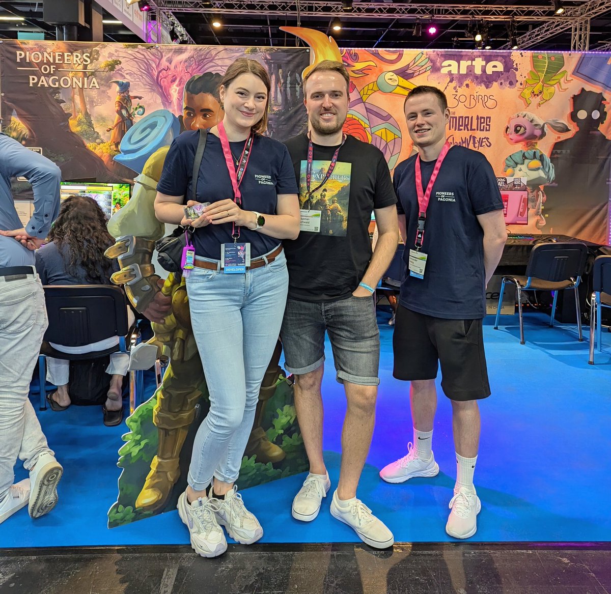 pagoniagame's tweet photo. Thank you for stopping by our booth, Sebastian! @First_Explorers
It's always nice to meet you and have a chat about city builders ๐กโจ๐
#pioneersofpagonia #pagonia #gamescom2024 #firstexplorers https://t.co/jBi7PPi0mP
