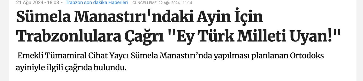 Trabzon'u kurtaran kahraman