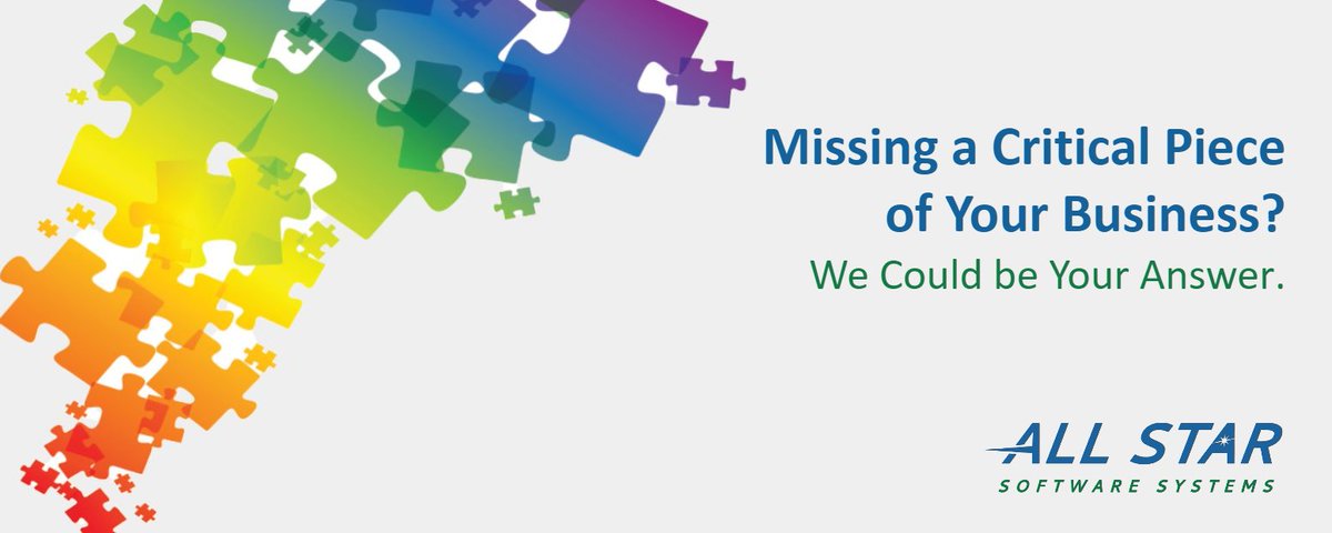 AllStarSystems's tweet photo. What Solutions Does All Star Software Systems Have for Your Challenges? - https://t.co/PFfRsYp1M7 https://t.co/KcNNdehuJX