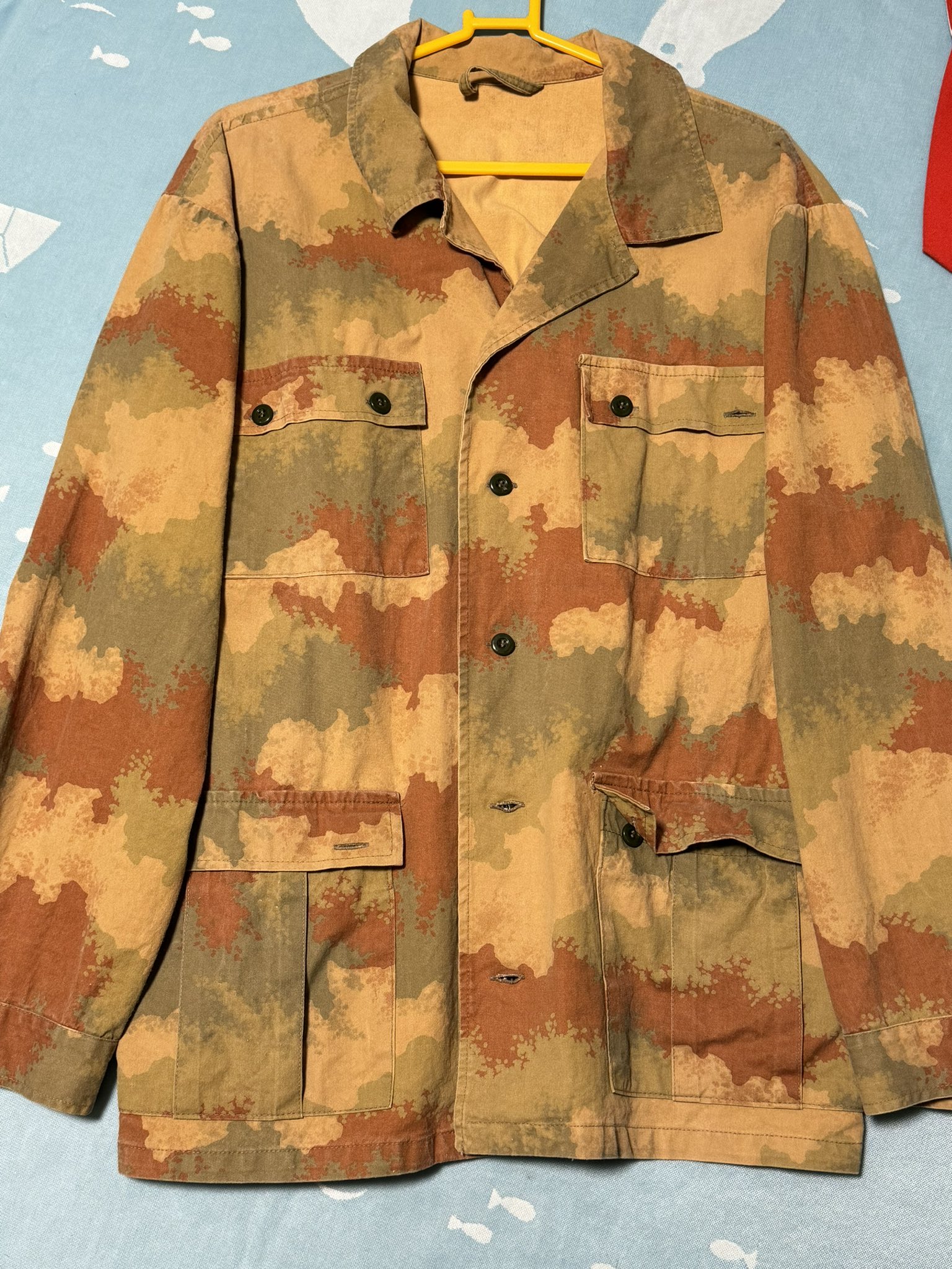 90s ミリタリーチェコスロバキア軍　テストサンプルデザートカモ　チェコ軍 90s チェコスロバキア軍 テストサンプル トロピカルジャケット チェコ