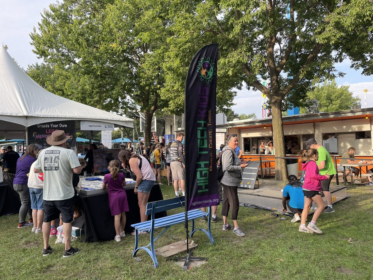 Good Morning!   What a beautiful day for opening day of the Minnesota State Fair.  Come join us at our tent in Dan Patch Park (near the Grandstand) for STEM Day at the Fair!

#STEMDayMN2024
#YouBelongInSTEM
#HighTechKidsMN