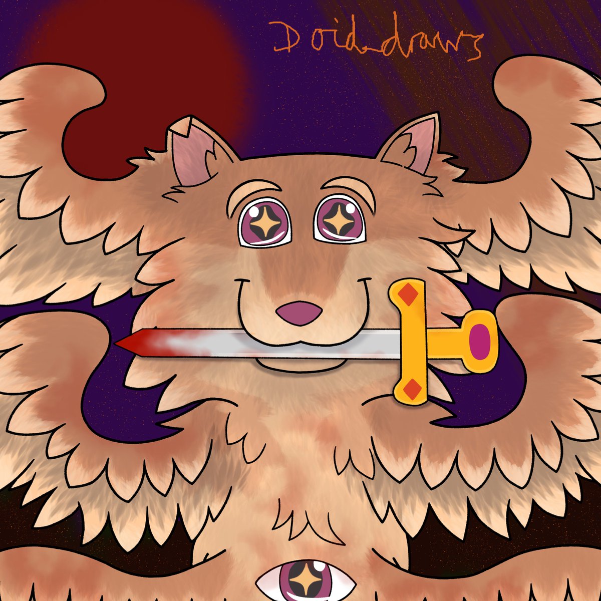 Doid_Draws's tweet photo. Despite being an angel, the puppy brain still takes over 😇🐶

#artfight2024 #furryart #furry #digitalart https://t.co/TM6v9BUYci