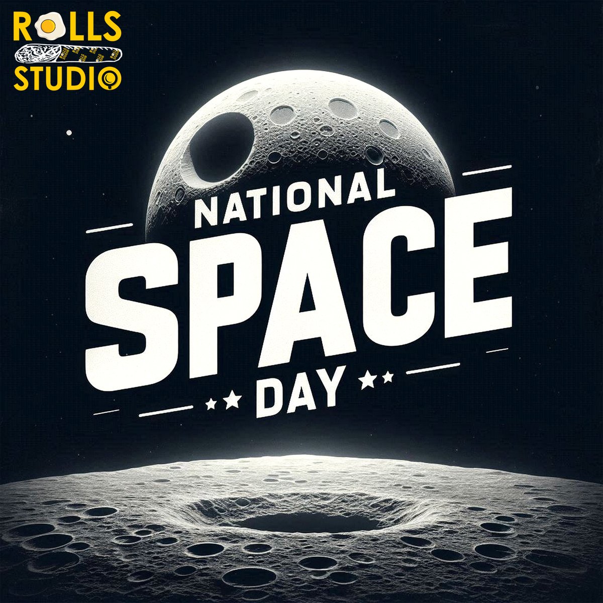 RollsStudio's tweet photo. On National Space Day, let’s take a moment to appreciate the infinite possibilities that lie beyond our atmosphere. 🌠🛰️
.
.
.
.
.
.
.
.
.
.
.
#NationalSpaceDay #SpaceExploration #ToTheStars #CosmicWonder #SpaceScience #ExploreTheUniverse #SpaceDreams #GalacticJourney https://t.co/UtBzAFdi45