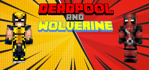 Deadpool and Wolverine skinpack - mcpedl.com/deadpool-and-w… - by noirboy