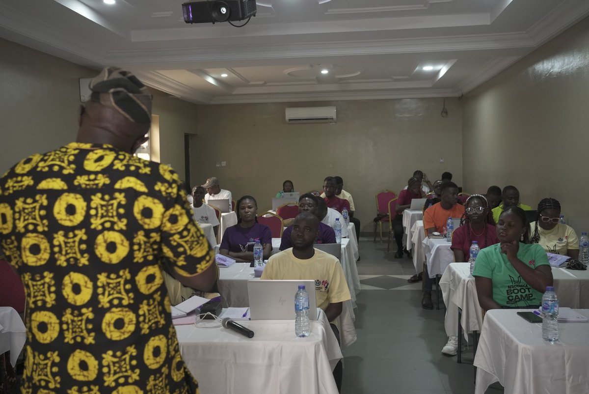 DAY 1 AT AFROYANGA BOOTCAMP 2.0..

Kicking off with energy, enthusiasm, and unforgettable moments!.. 🌟🤩
#afroyanga #bootcamp #africa #wiki #wikimedia #learning #youths #fun #development #trend #demure #Staged