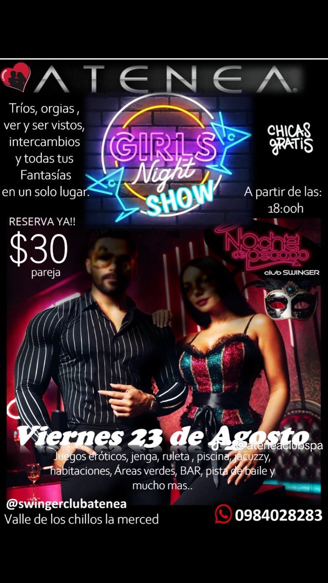 Swinger club !!! Quito todas las semanas !!