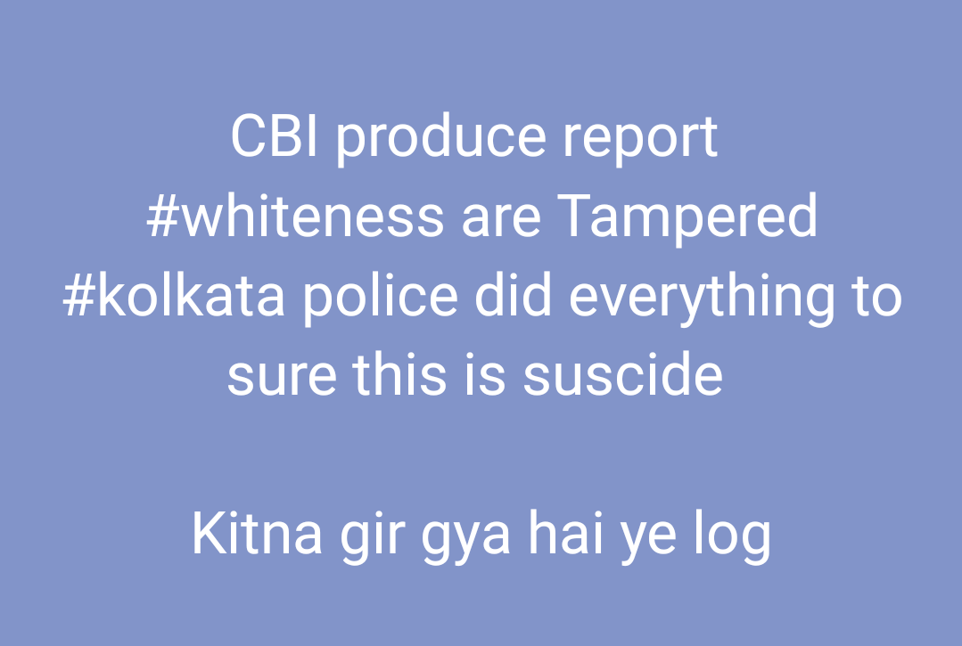 GovindP65958823's tweet photo. भारत में आपको न्याय की उम्मीद नहीं रखना चाहिए
#Moumita_Debnath
#KolkataDoctorDeath
#suprrmecourt
#MamataBanerjee
#MamataMustAnswer
#Narendra_Modi
#amitshah https://t.co/Awg9zfPAaw