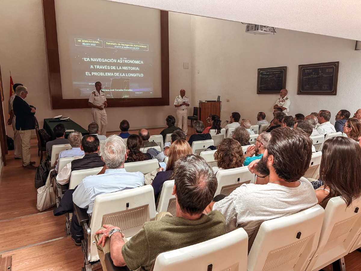 Armada_esp's tweet photo. Si te interesa la navegación, la astronomía y la historia de la ciencia, no te pierdas el "Seminario de Navegación Astronómica 🔭" de la #XIVSemanaNaval de #Madrid.

Fecha: 23 al 27 de septiembre.

Inscríbete aquí:
👉 https://t.co/bcqsNzU1Ha

#SomosLaArmada ⚓️🇪🇸 https://t.co/VAZ1unEnJy