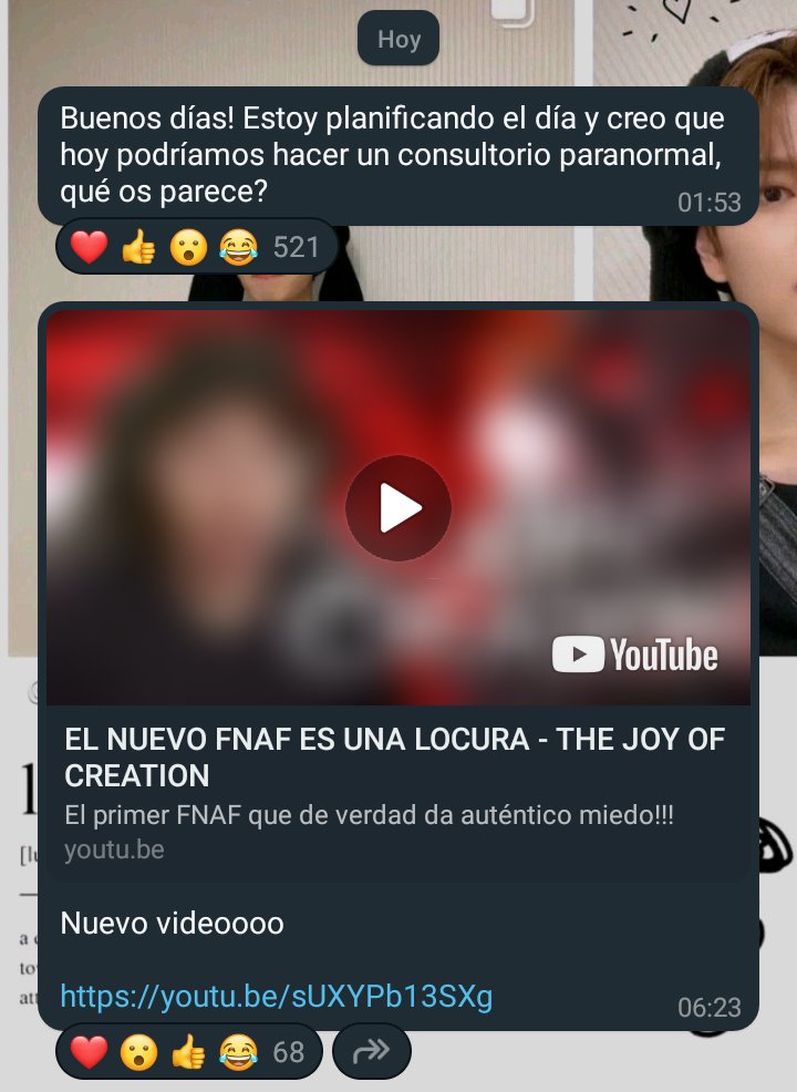 🟢 | Mensaje de Reborn por el grupo de Wsp
