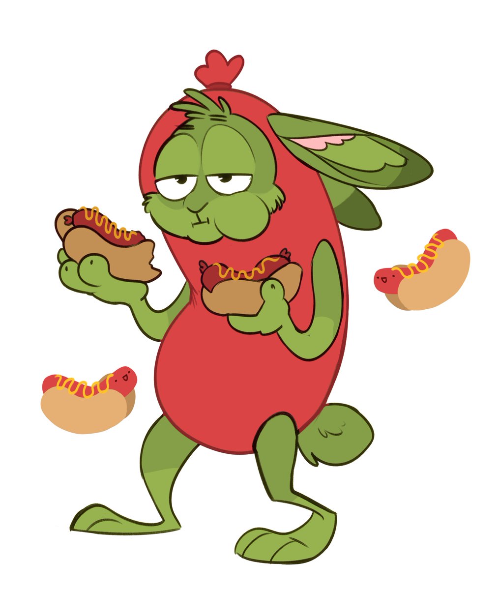 All Day I Dream About Hot Dogs  
A wonderful Goobie by @Mustache_Mutt 🎨