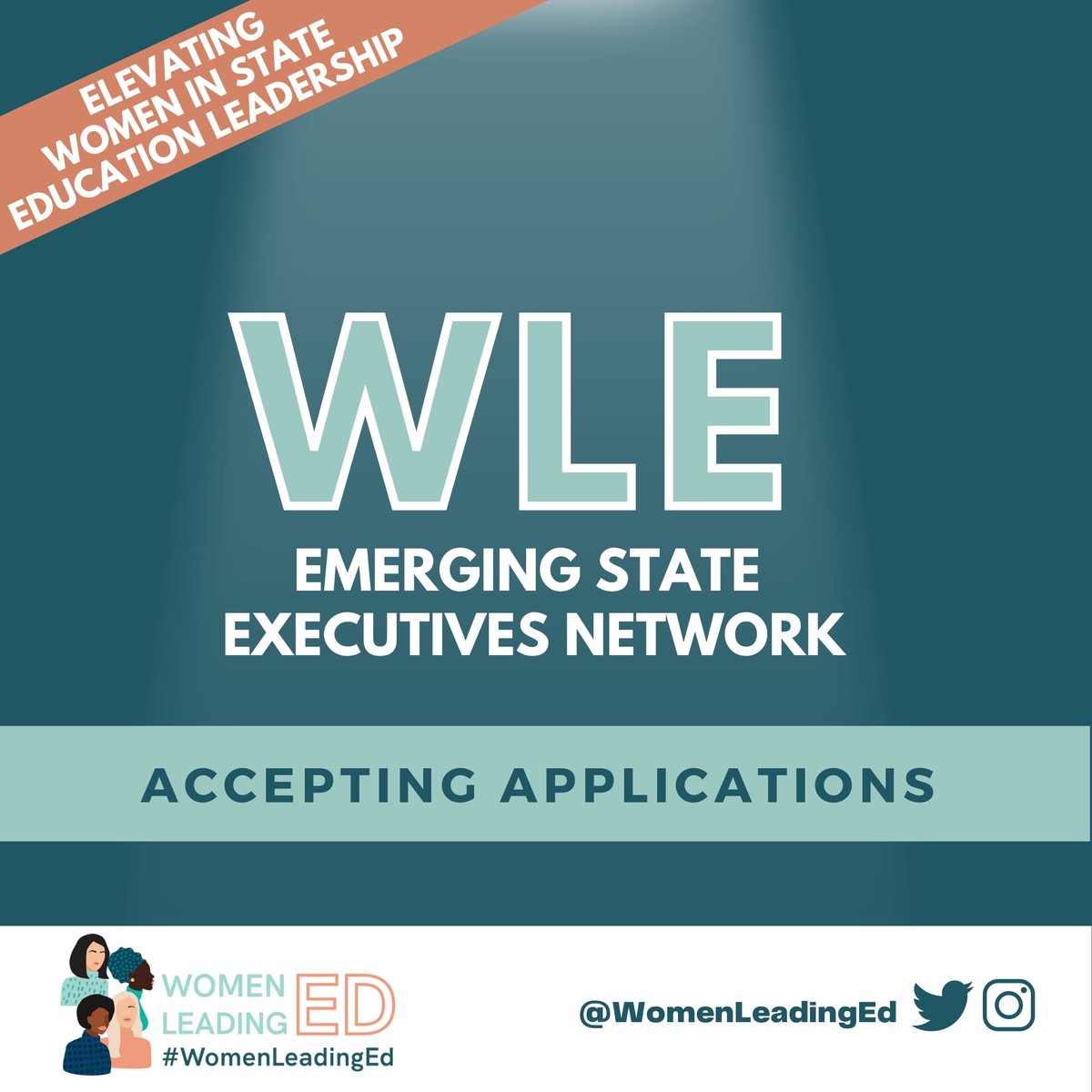 WomenLeadingEd's tweet photo. Today we launch the WLE Emerging State Executives (ESE) Network: A groundbreaking initiative to invest in and elevate women in state education leadership across the nation! https://t.co/YbWZDnK7My