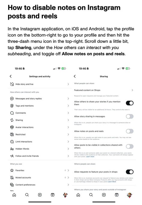 How to Get Rid of Those Stupid, Annoying Notes From Instagram Posts and Reels https://t.co/kdkIDI9FSr