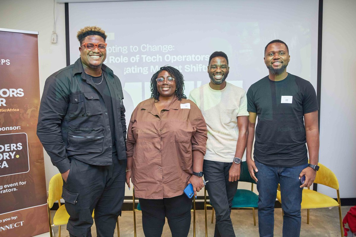 XConnectAfrica's tweet image. Thank you to all the amazing participants who made the Lagos Tech Operators Mixr a success! Your presence and contributions brought so much value to the event. 

Let’s keep building together!

#TechOperatorsMixr
#LagosTechOperators
#LagosTechEcosystem
#LagosTechCommunity