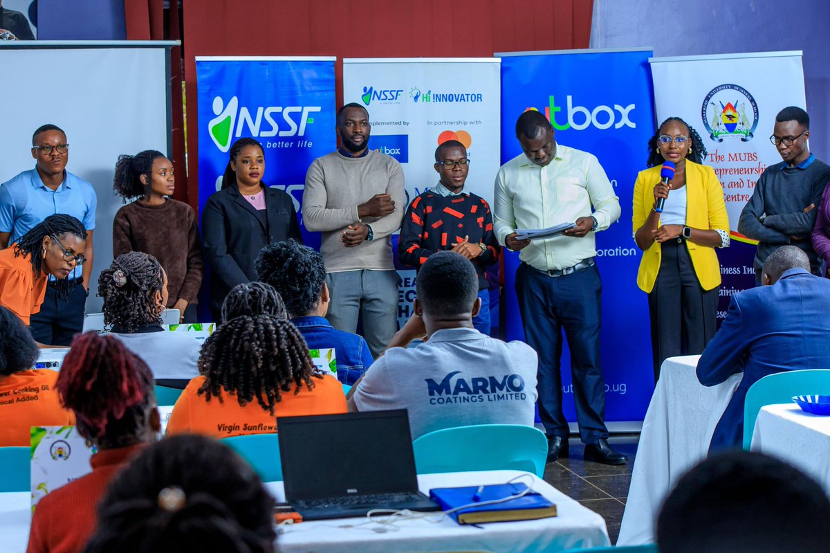 MUBS-EIIC Mentors on day 2.
@NSSFUg <a href="/MUBS_Entreship/">MUBS Ent'ship Innovation & Incubation Centre</a> 

#NSSFHiInnovator
#YoungAfricaWorks
#MUBSEIIC
@NSSFUg