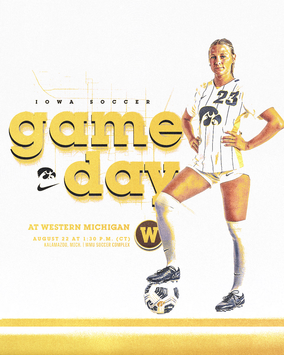 𝗠𝗮𝘁𝗰𝗵 𝗗𝗮𝘆

🆚 Western Michigan
🕓 1:30 p.m. (CT)

ESPN+ » spr.ly/6010lxarr
Stats » spr.ly/6012lxarp

#Hawkeyes