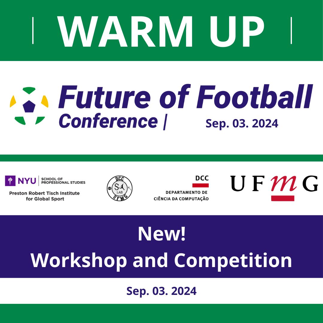 ⚽ Português 
🆕 Mais uma novidade no FoF. Iremos fazer um workshop pré-evento, ensinando como fazer um modelo de xG do zero. O workshop consistirá de uma super aula pela parte da manhã e uma competição de tarde para encontrar a melhor solução de xG entre os participantes. Você