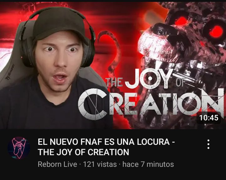 📹 | Nuevo video en el canal de YT!! 

" EL NUEVO FNAF ES UNA LOCURA - THE JOY OF CREATION " 

Recuerden pasarse, dar like, comentar, compartir, suscribirse si no lo han hecho y activar la campanita 🔔 

🔗 Link del video: youtu.be/sUXYPb13SXg?si…