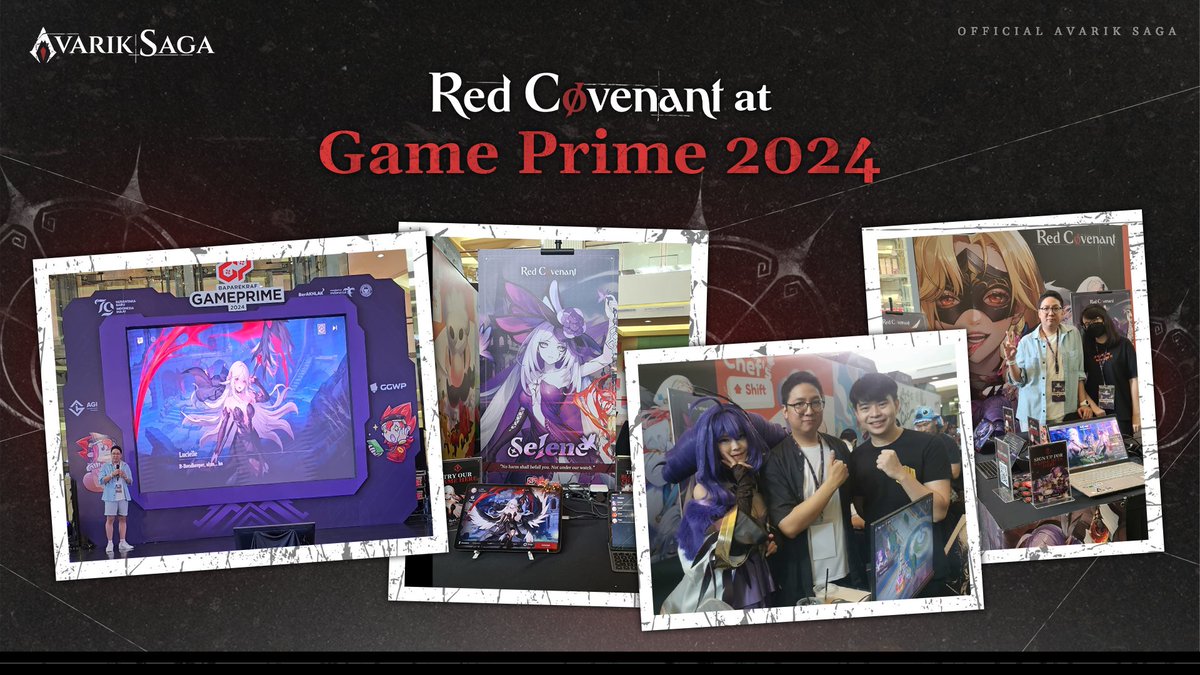 avariksaga's tweet image. Jakarta’s top mall was alive with Adelaide’s charm! 🔮

She was all over the place, as we 👇

✨ hosted the Minister of Tourism and Creative Economy at our booth
✨ presented Red Covenant on the Main Stage

This is your last chance to join the adventure: avariksaga.com/blessings/dash…