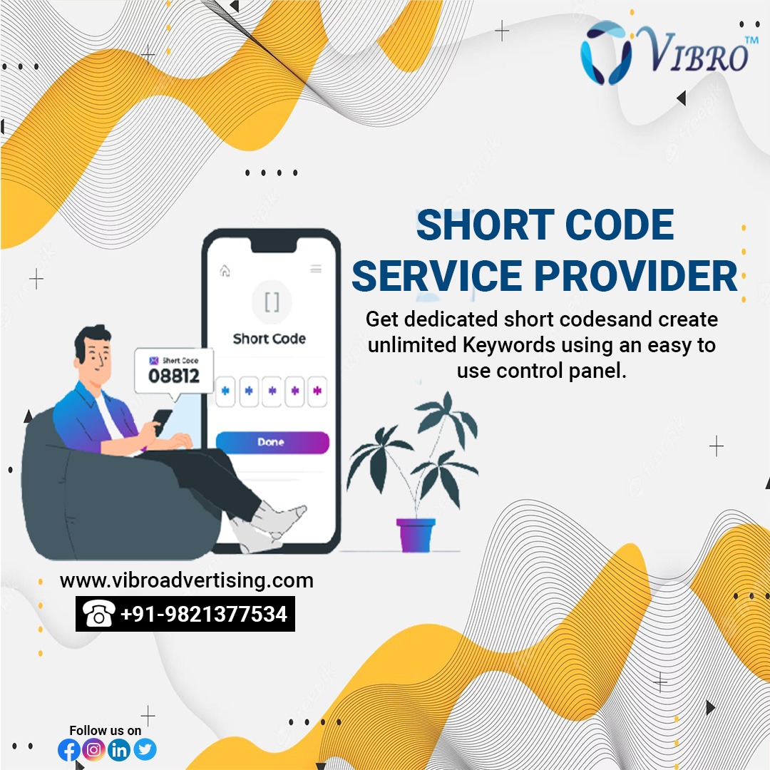 DivakarKum65861's tweet image. Long code and short code service provider in India. Short code service is a five (5) digit number that is easy to keep in the mind at low rates.
vibroadvertising.com/short-code-ser…
.
.
.
#longcode #shortcode #serviceprovider #5digitnumber #lowrates