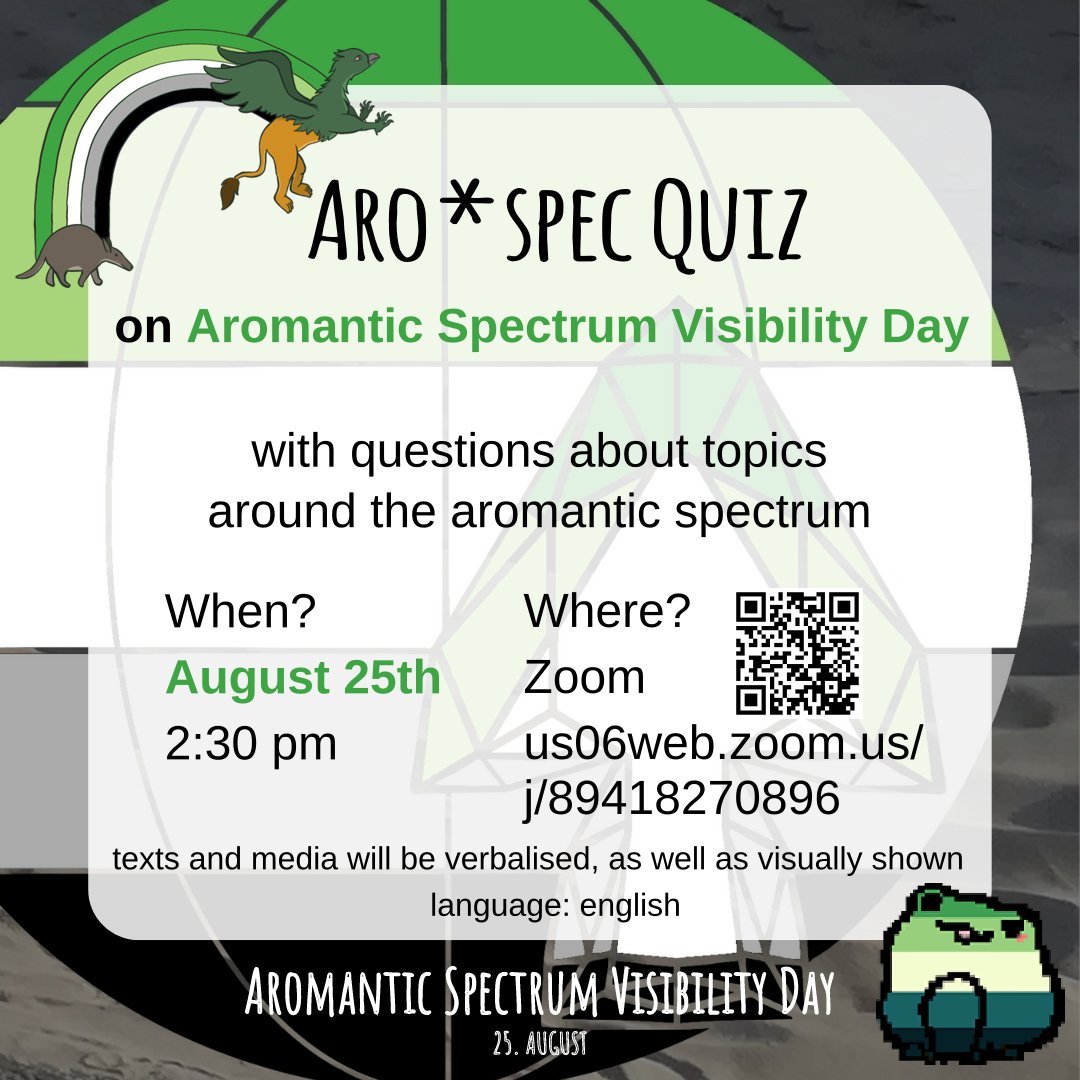 Aromantic Spectrum Visibility Day tweet media