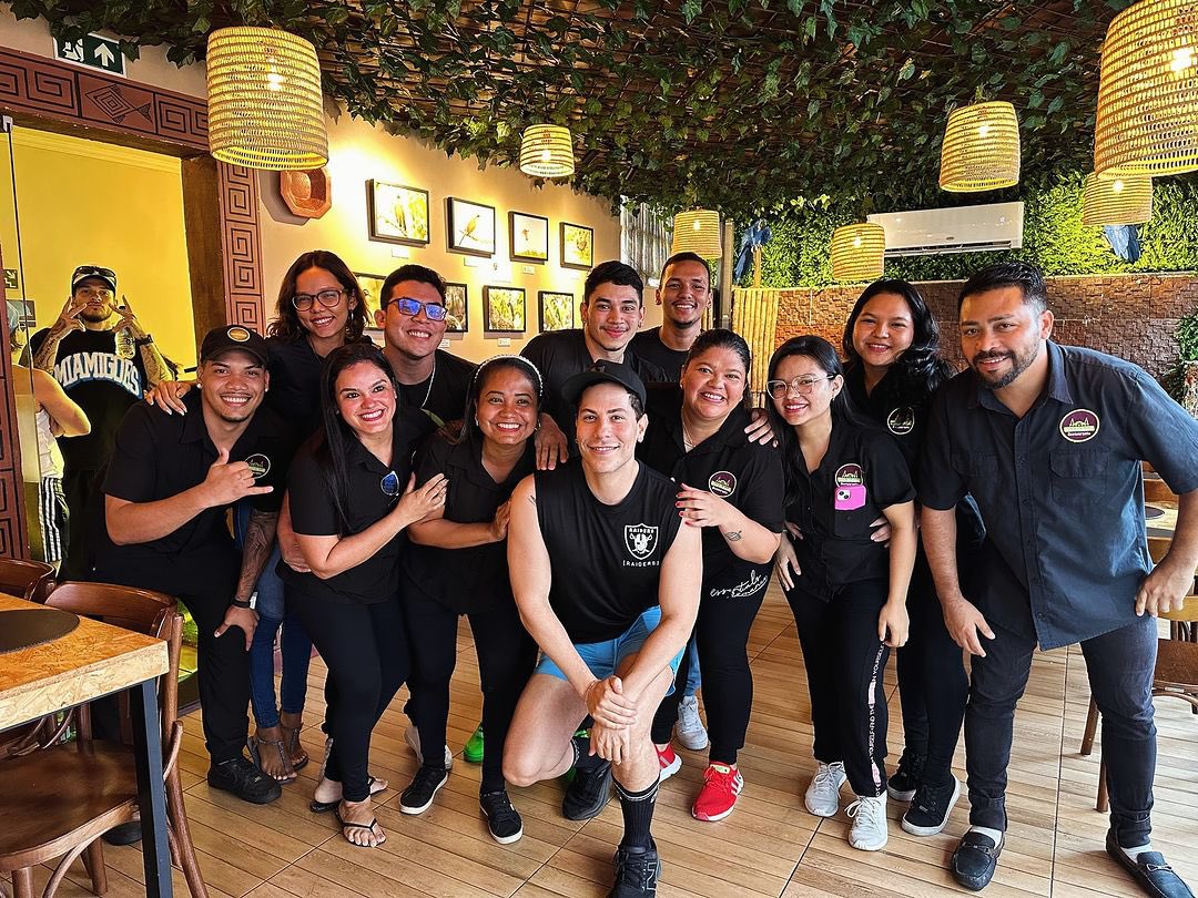 ✨E sim gentee, ele FOI TOMAR UM TACACÁ , hahaha, e foi recebido com muito carinho pela equipe do restaurante 💚