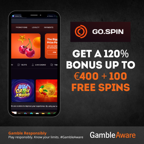 coindesktimes's tweet photo. 🎉 Welcome to Go.Spin Casino! 🎉  

Get a 120% bonus up to €400 + 100 Free Spins on your first deposit!  

 https://t.co/rd4WbbWddd  

#WelcomeBonus #Casino #GoSpin https://t.co/1HZZK84W98