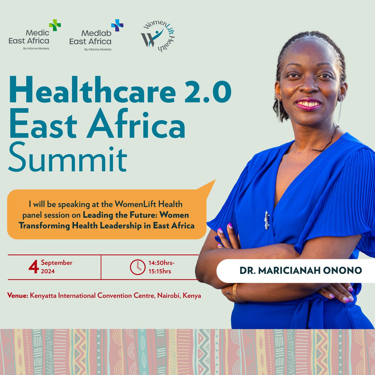WomenLift Health (@womenlifthealth) on Twitter photo We're excited to have Dr. <a href="/maricianah/">Dr. Maricianah Onono</a>, a 2024 East Africa Signature Journey cohort member, share her expertise in human-centered research on critical public health issues at our panel during the @MedicEastAfrica Conference on Sept 4, 2024.
Register here: bit.ly/MEA24VisFB We're excited to have Dr. <a href="/maricianah/">Dr. Maricianah Onono</a>, a 2024 East Africa Signature Journey cohort member, share her expertise in human-centered research on critical public health issues at our panel during the @MedicEastAfrica Conference on Sept 4, 2024.
Register here: bit.ly/MEA24VisFB
