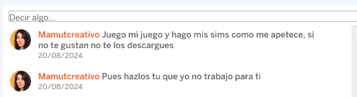 NiaaV_97's tweet photo. Gracias por mantener a estas personas toxicas y arruinar la experiencia de juego de varios creadores. #ea  @ea #thesims @thesims https://t.co/sV08FuWg6m