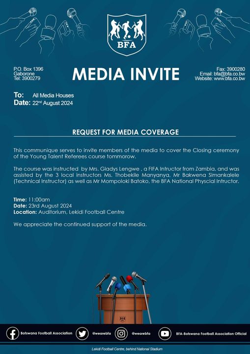 Botswana Football Association (@wearebfa) on Twitter photo 