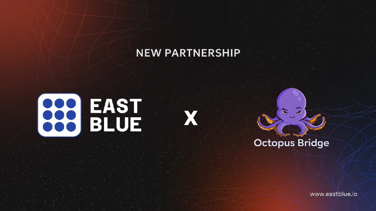 We are thrilled to collaborate with @octopusbridge_! 🤝

Octopus is a cross-chain bridge that supports both EVM and BTC chains, and the first L3 on #Bitcoin 🟠

Together, we are committed to expanding interoperability between protocols in the BTC ecosystem 🔥

Join the EAST