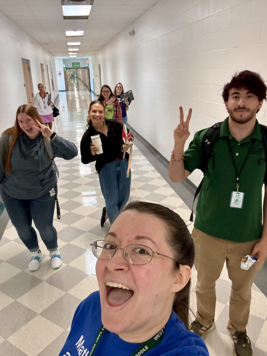 Ms. Roseberry Math (@roseberrymath) on Twitter photo Team Excel strutting the hallways of <a href="/westcaryimps/">West Cary Imps</a> on the way to staff trainings. How #EXhilarating! Get #EXcited! 😃💚🤍🖤 Team Excel strutting the hallways of <a href="/westcaryimps/">West Cary Imps</a> on the way to staff trainings. How #EXhilarating! Get #EXcited! 😃💚🤍🖤