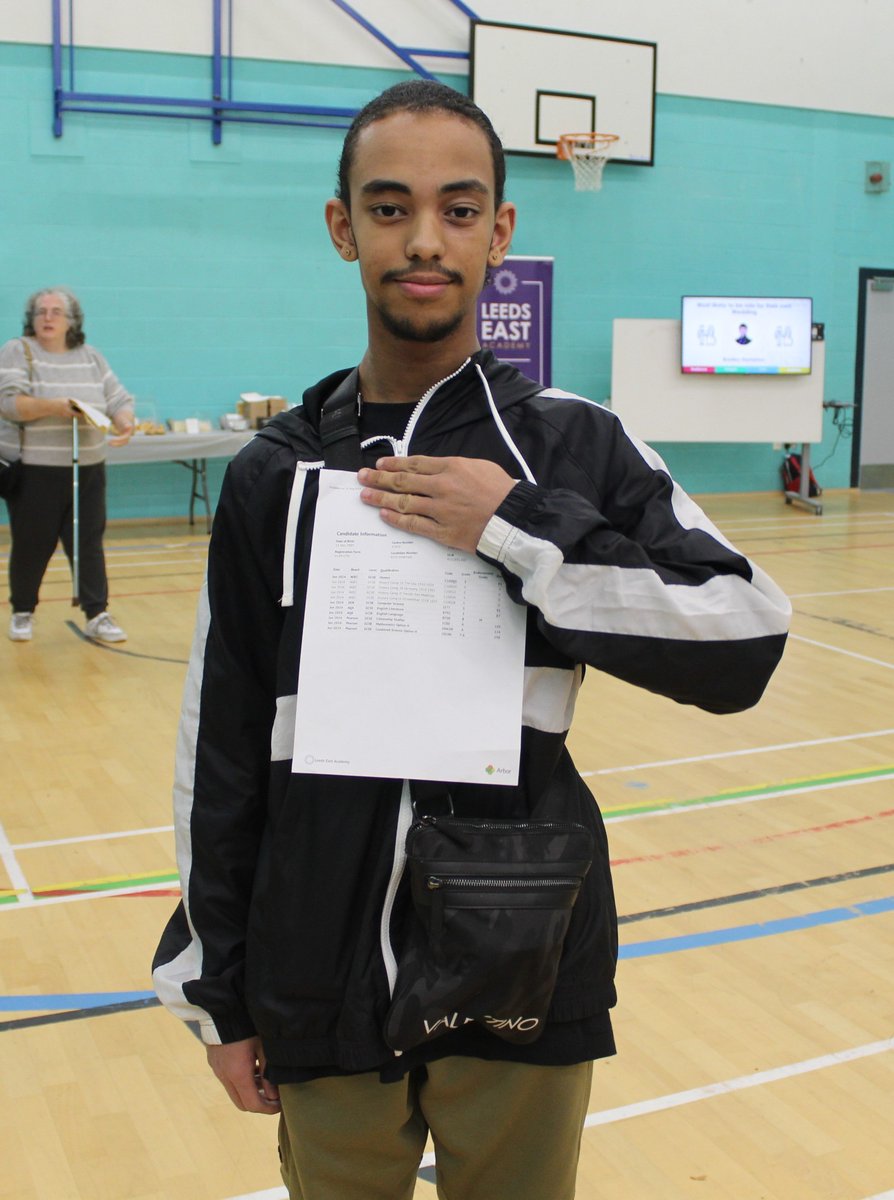 I am so happy with my results, I am going to Notre Dame to study computer science in September.

Well done Qukyle!

#GCSEResultsDay2024