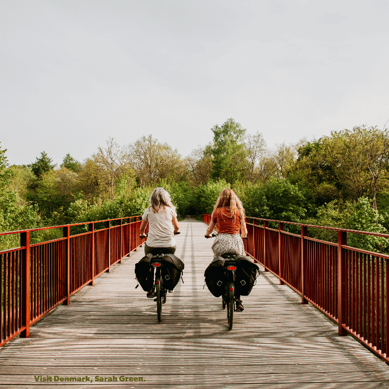 denmarkdotdk's tweet photo. Denmark is known for its bicycle culture and bicycle paths – and the bicycle bridges are no exception 🚴
Architecture, good infrastructure and urban mobility play a crucial part in tackling the climate crisis and reducing CO2 🌍

Did you know that 9 out of 10 Danes own a bike? 🙋 https://t.co/27LhaWgh3Z