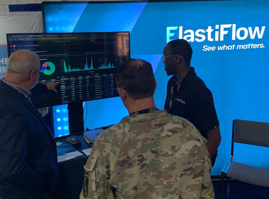 ElastiFlow's tweet image. 🎬 Live at TechNet Augusta 2024!  Today is the last day to catch us at Booth R1209 in the Reynolds St Pavilion! Don’t miss your chance to see how @ElastiFlow can transform your network security and efficiency.  #TechNetAugusta #CyberSecurity #ElastiFlow #NetworkSecurity #GovTech…