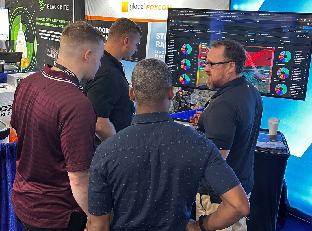 ElastiFlow's tweet image. 🎬 Live at TechNet Augusta 2024!  Today is the last day to catch us at Booth R1209 in the Reynolds St Pavilion! Don’t miss your chance to see how @ElastiFlow can transform your network security and efficiency.  #TechNetAugusta #CyberSecurity #ElastiFlow #NetworkSecurity #GovTech…