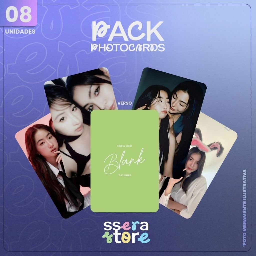 ssera_store's tweet photo. Novidade!
☑️ Photocards Fanmade Blank The Series
🛒 : https://t.co/DX8T87Jk1u
#BlankTheSeries #FayePeraya #YokoApasra #FayeYoko https://t.co/vfVzr5RYyU