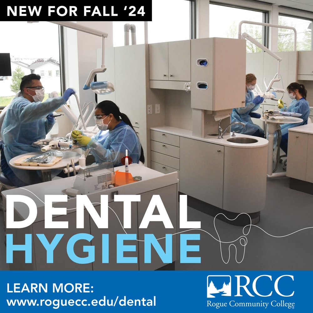 We're all smiles! 😀 RCC's new Dental Hygiene associate degree program has been accredited. Apply now for the fall '24 cohort. The deadline is Monday, Aug. 26, or until all spots are full.

Learn more: roguecc.edu/dental

#dentalhygiene #hygienist