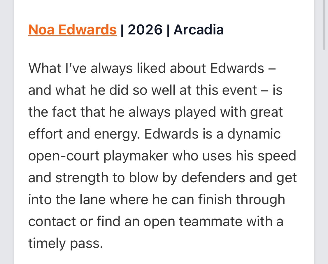 Noa Eteuati Edwards (@noaedwards_) on Twitter photo Appreciate the Writeup ✍🏼 from Sunday at <a href="/HoopsByUgland/">Hoops By Ugland</a> Skills Summit. <a href="/CoachNick626/">Coach Nick</a> <a href="/WenJack54/">Coach Wen</a> Appreciate the Writeup ✍🏼 from Sunday at <a href="/HoopsByUgland/">Hoops By Ugland</a> Skills Summit. <a href="/CoachNick626/">Coach Nick</a> <a href="/WenJack54/">Coach Wen</a>