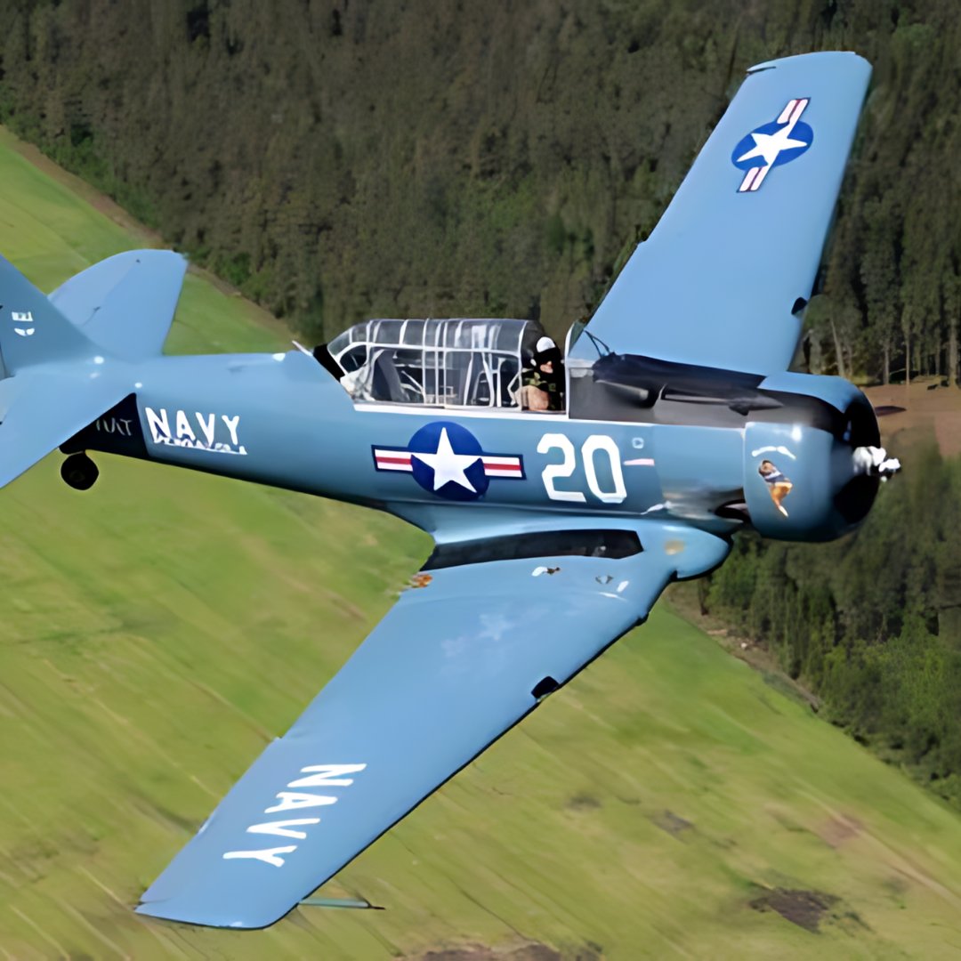 avpayltd's tweet image. The T-6 Texan Mk4 was used in the filming of the movie “The Great Escape” (1963). In the movie, the T-6 was used to represent the Messerschmitt Bf-109, a German fighter aircraft.

#AvPay #northamericant6 #t6texan #generalaviation #privatepilot #aviation #pilotlife #taildragger