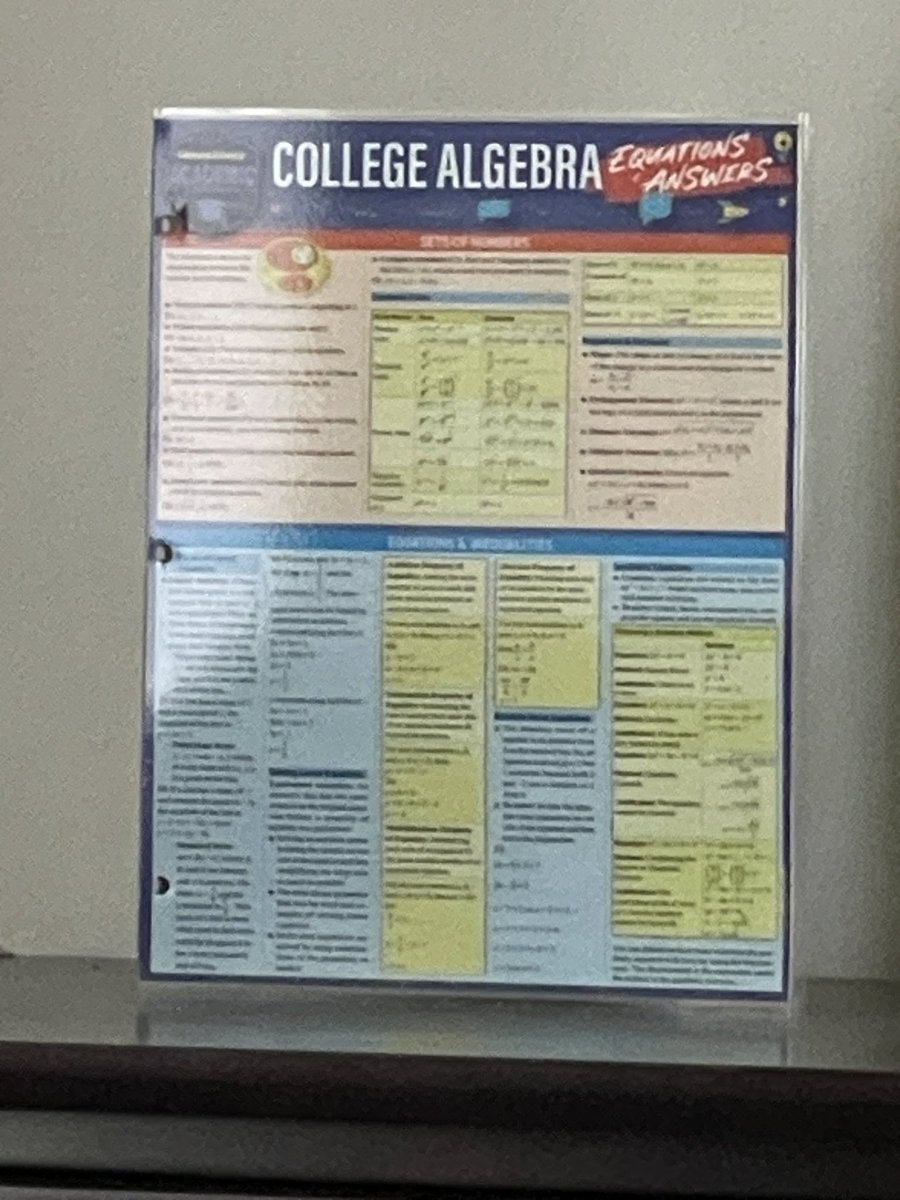 AaronWaldron2's tweet photo. I am starting into Pre algebra and College algebra again.
What are your recommendations for resources or video teachers. ๐งฎ
#study
#collegemath
#prealgebra
#Thursday
#coolafternoon
#favoriteteacher
#studyprep https://t.co/71kIlfG26C