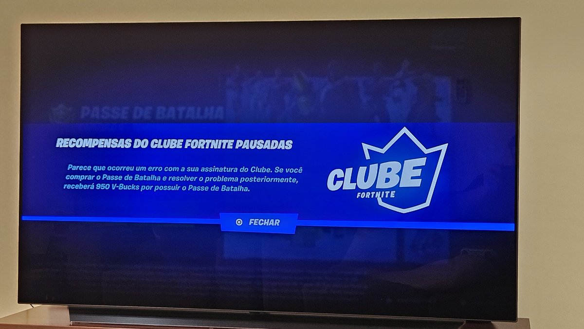 fabiop's tweet photo. @EpicGamesBR @EpicGames @FNStatusBR @FortniteStatus
I signed the Club Fortnite and it's valid until 24-Aug and I didn't receive the battle pass. A mensage saying that a error with my signature occurs. I won't buy it if I have the right of receive it from the Club. https://t.co/rpAgRXFkK8