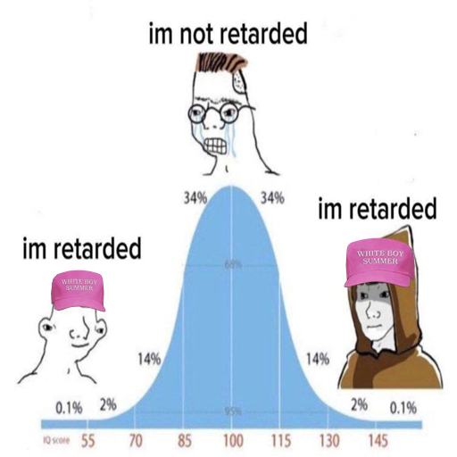 the white boys stay retarded 🫵♿️