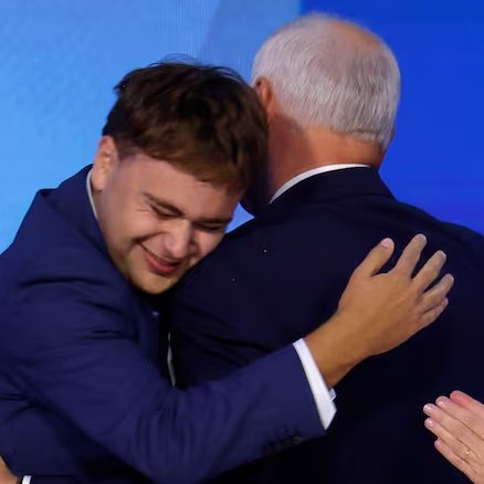 mmpadellan's tweet photo. Hard to believe the ghouls on the right have chosen to ridicule Gus Walz's expression of proud, loving, joyful tears the hill they want to die on.

The kid was literally BURSTING with pride at his excellent father's elevation to Vice Presidential pick.

Who among us would not shed tears of joy if people we LOVE with all our heart are uplifted?

FOR FUCKS SAKE -- what sociopath raised you clowns to believe that it's "not manly" to cry?

Throughout these past 3 days, the people closest to Kamala Harris and Tim Walz have lined up to express their support and high praise for these two incredible candidates and human beings. 

To hear folks speak in such glowing terms about people you love -- I'd have run out of Kleenex already.

By contrast, you didn't see Ivanka uplift her Dad at the RNC -- not a single tear, even with him wearing that stupid, overgrown tampon on his ear. 

You didn't see any expression of love from Melania. She only showed up, grudgingly, the last night. Again, that's fucking WEIRD...and it says a lot.

It also says a lot that these vile buzzards ridiculing Coach Walz's son didn't have any criticism when Kyle Rittenhouse squeezed out crocodile tears to save his own ass from conviction.

Folks, it's perfectly fine to shed tears of joy. I have shed a bunch of my own this week, and I'm saving some for Kamala and Tim's WIN in November. 🥹
