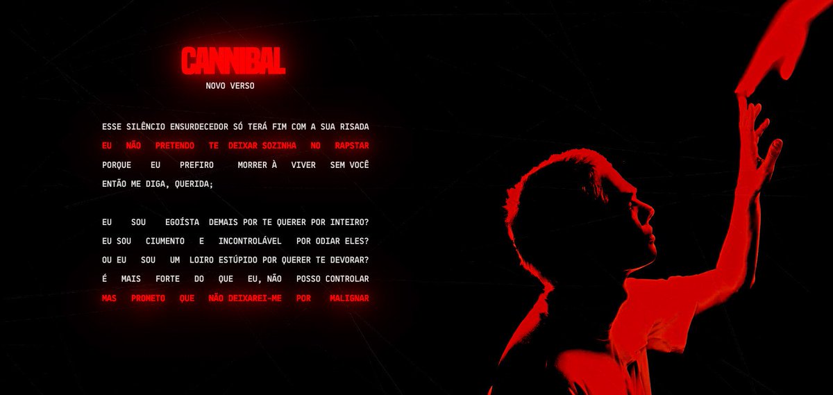 “Cannibal” ganhou um verso novo, e já foi adicionado as plataformas.