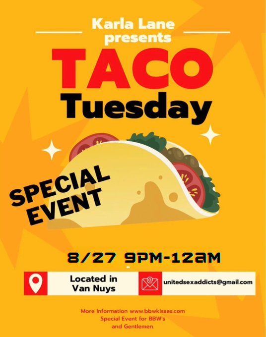 Who's coming for tacos?? 🌮 https://t.co/dkM8FEuvQA